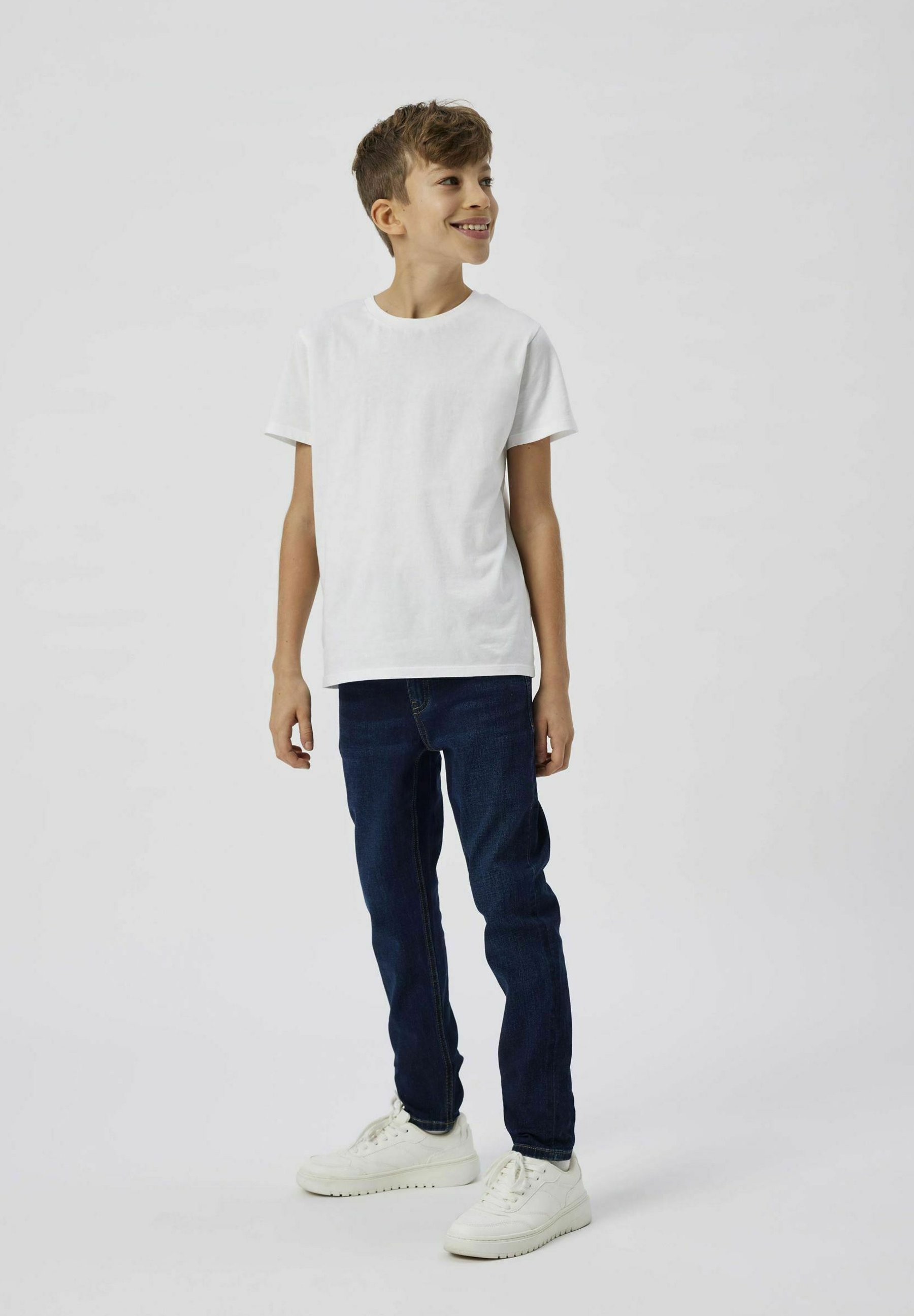 TWO SOON Jean slim - denim bleu foncé