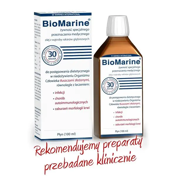 BioMarine 1140, Olej z wątroby rekinów głębinowych, Płyn