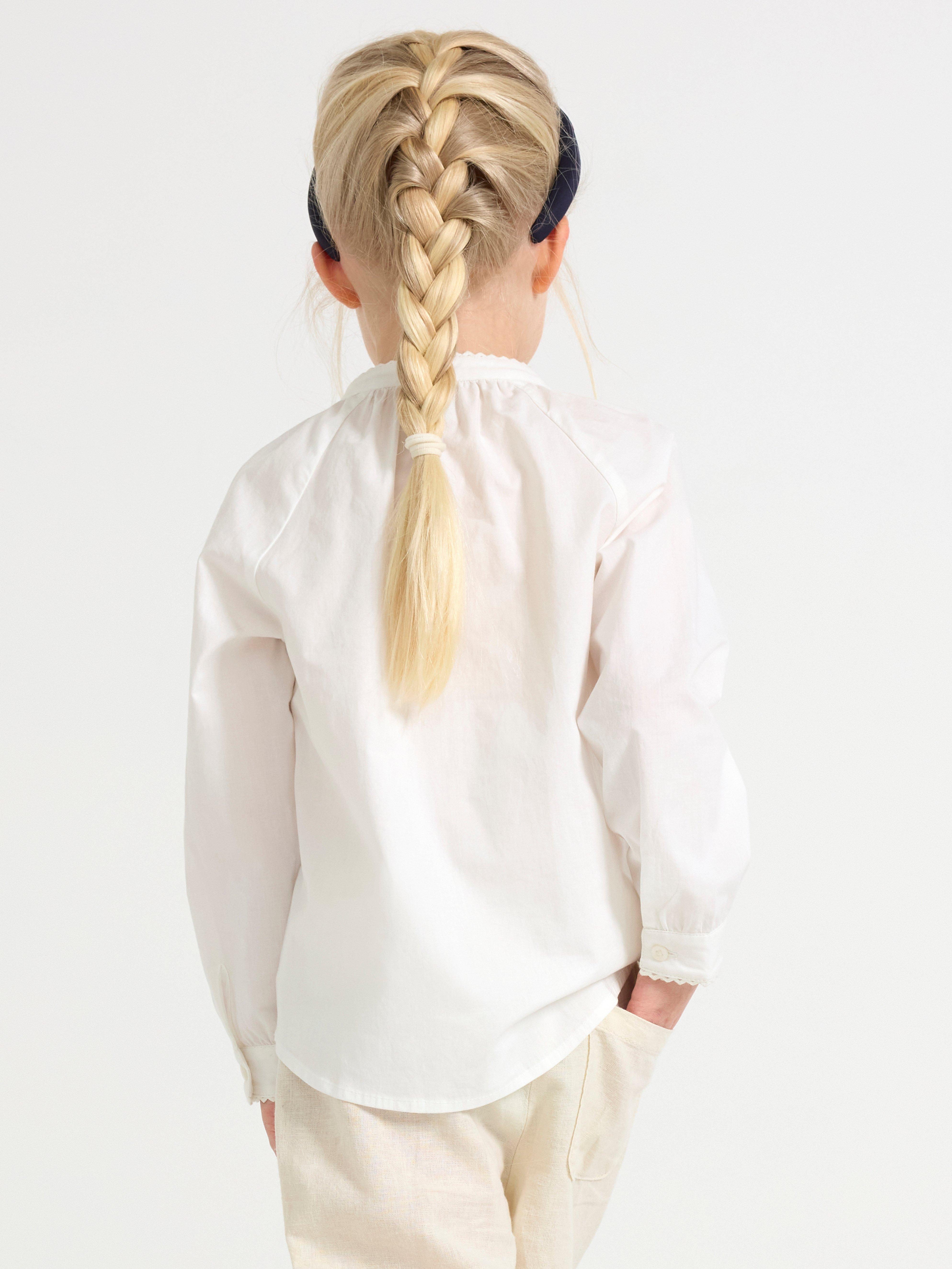 Bomullsblus White