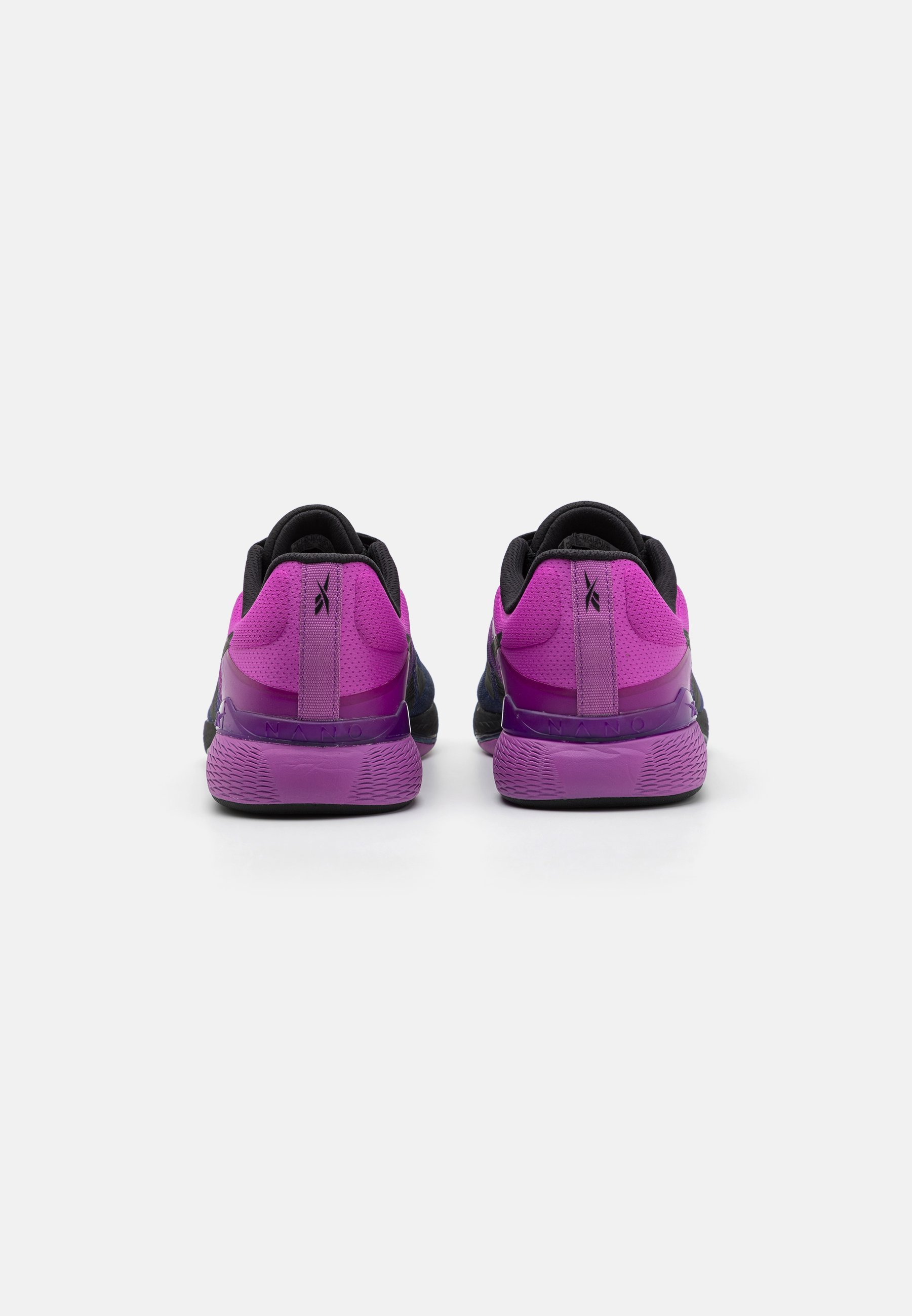 Reebok NANO X5 - Scarpe da allenamento - nero/viola crepuscolo/viola rave