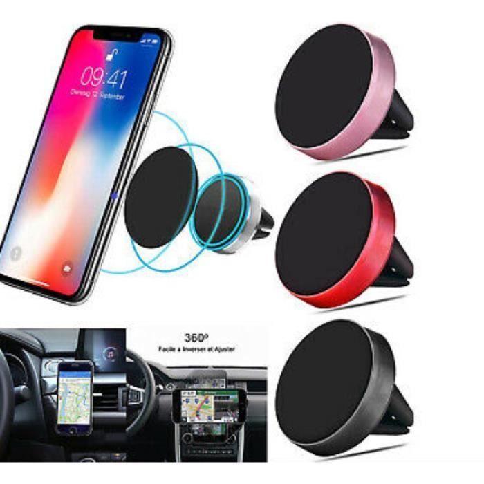 Suporte magnético vermelho para carro para Samsung Galaxy A80 SM-A805 6.7