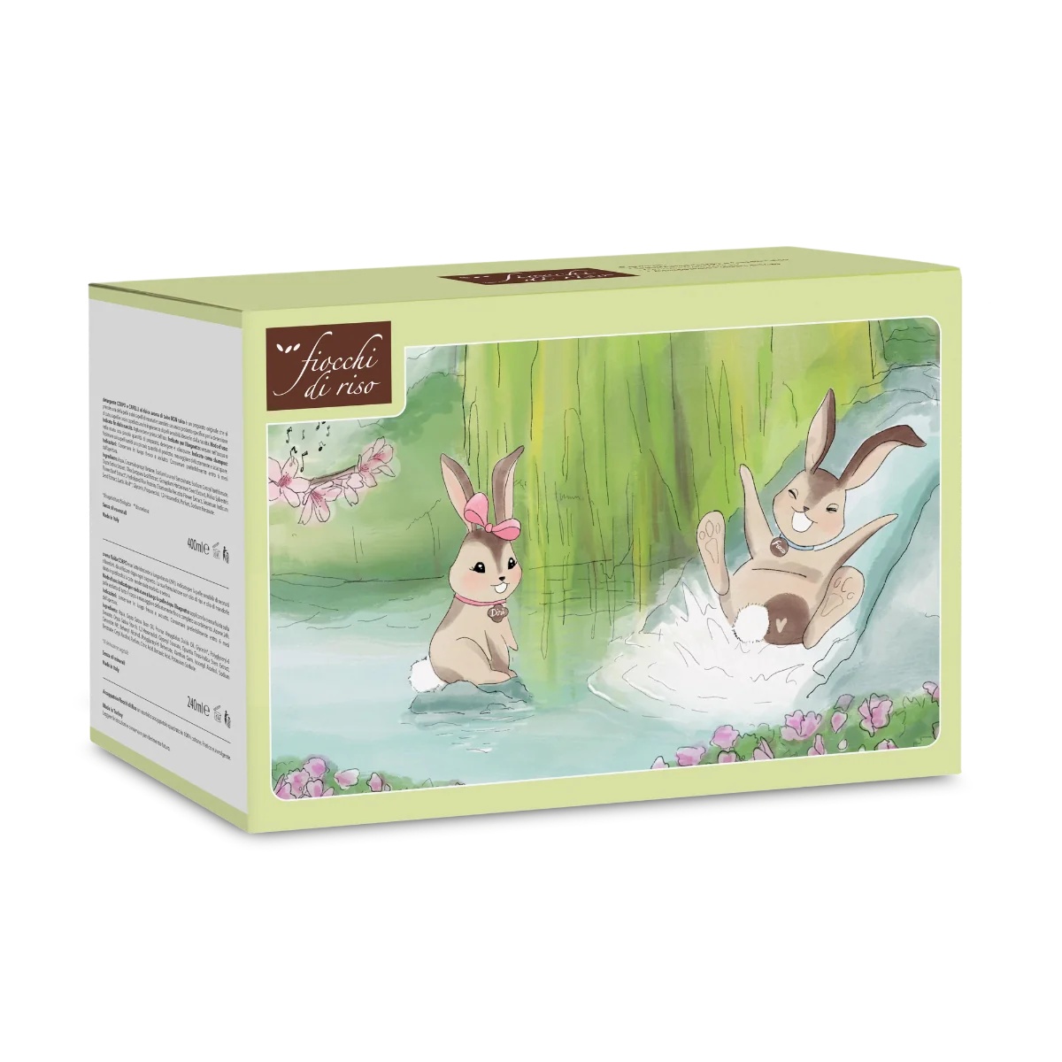 Ensemble de bain RICE FLAKES avec flocons de riz