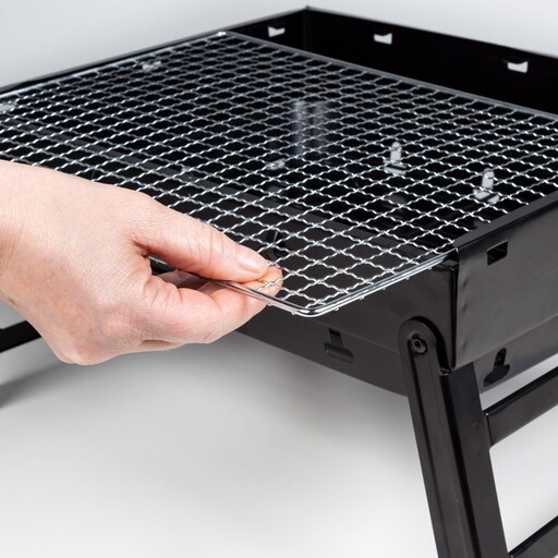Barbacoa Portátil Plegable Rectangular 43x29x22 Cm Aktive
