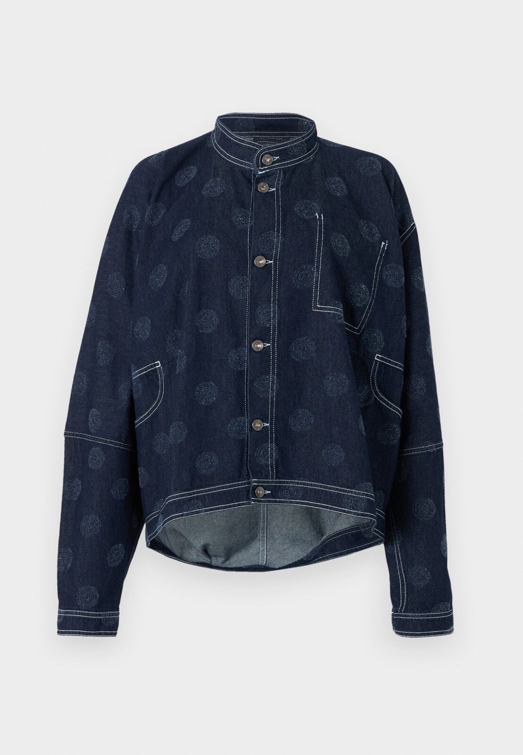 Henrik Vibskov DART JACKET - Giacca di jeans - blu scuro