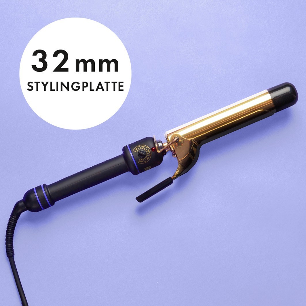 HOT TOOLS uvijač za kosu Black Gold Pro Signature 32mm kliješta za uvijanje kose - 1 komad