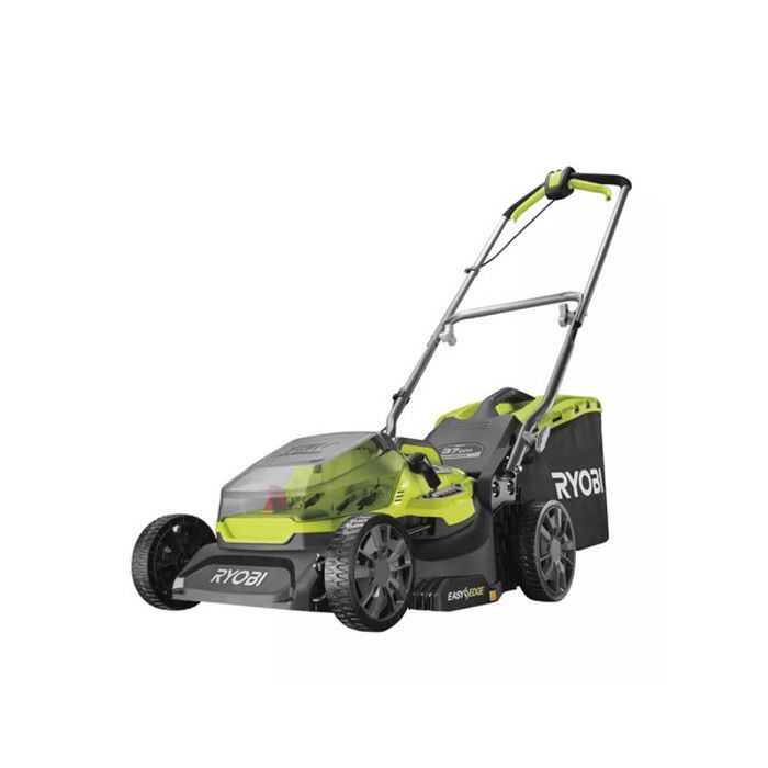 Cortacésped sin escobillas RYOBI de 18 V - Ancho de corte de 37 cm - Batería y cargador no incluidos - RY18LMX37A-0