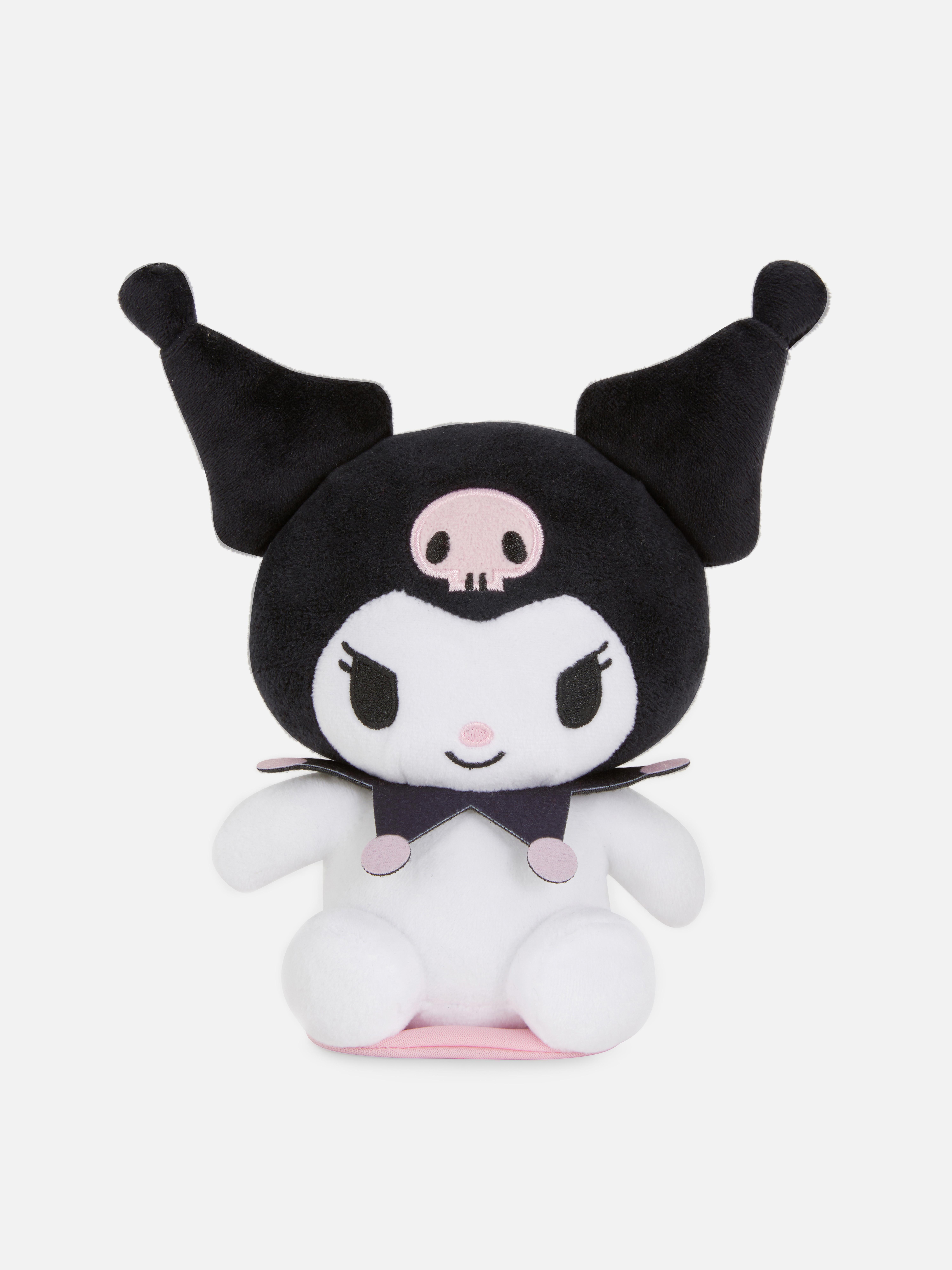 Magnetisches Hello Kitty Kuromi Schulterplüschtier. Ein niedliches Schulterplüschtier in Form von Kuromi.