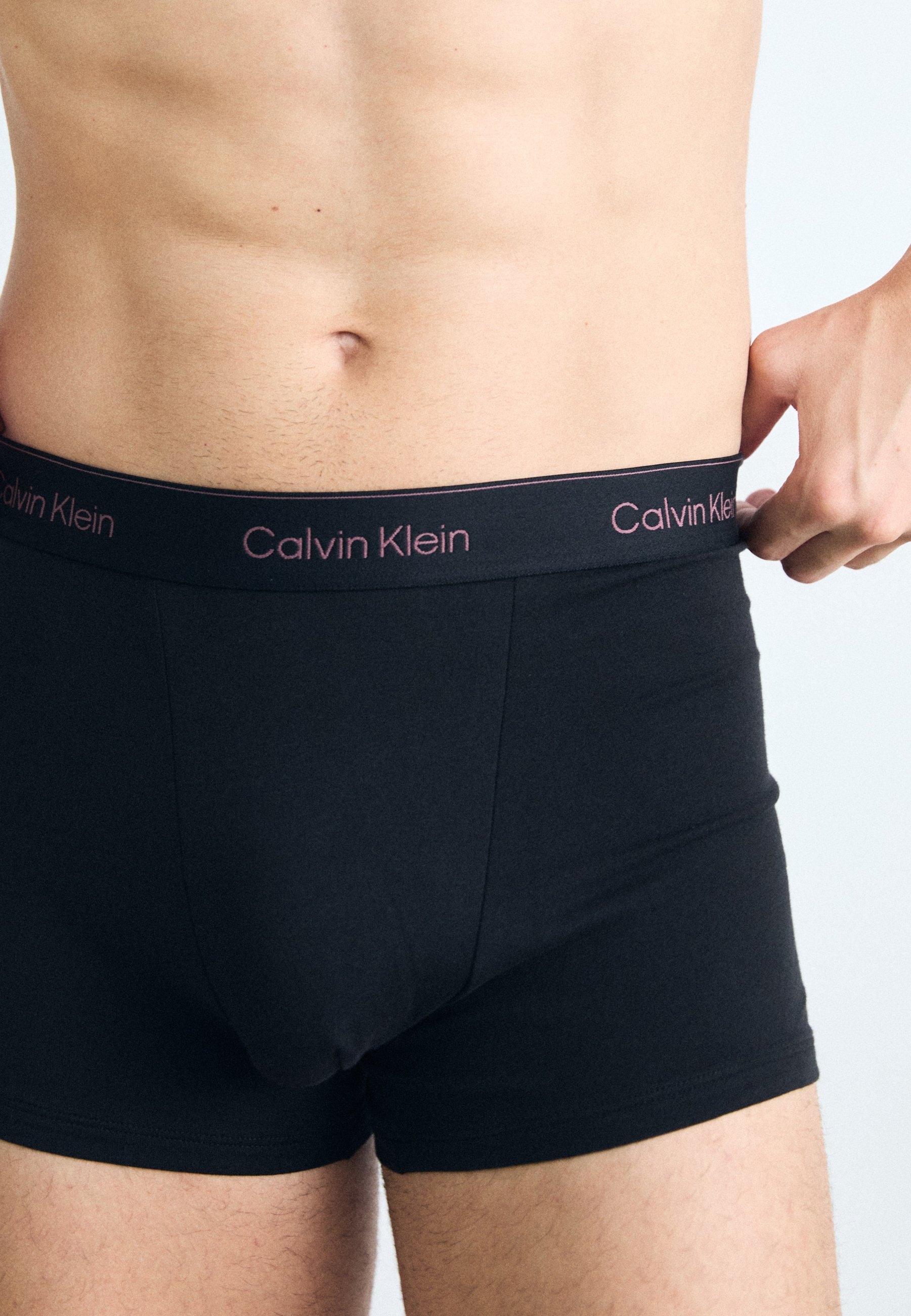 Calvin Klein Underwear RELAXED FIT TRUNK 3-PACK ICON COTTON STRETCH - Broekjes - cap rose/grey heather/antique moss