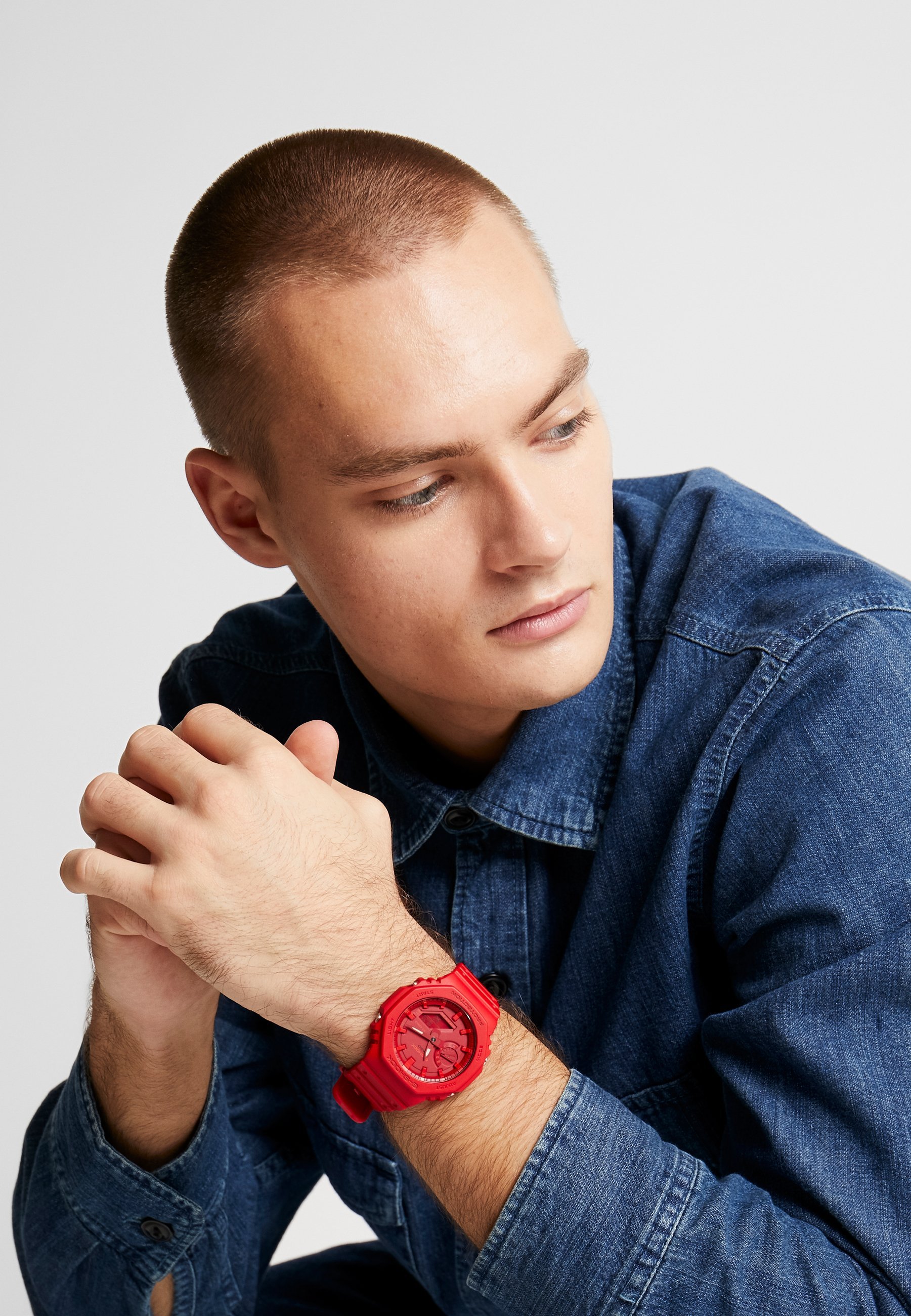G-SHOCK UNISEX - Chronograafhorloge - rood
