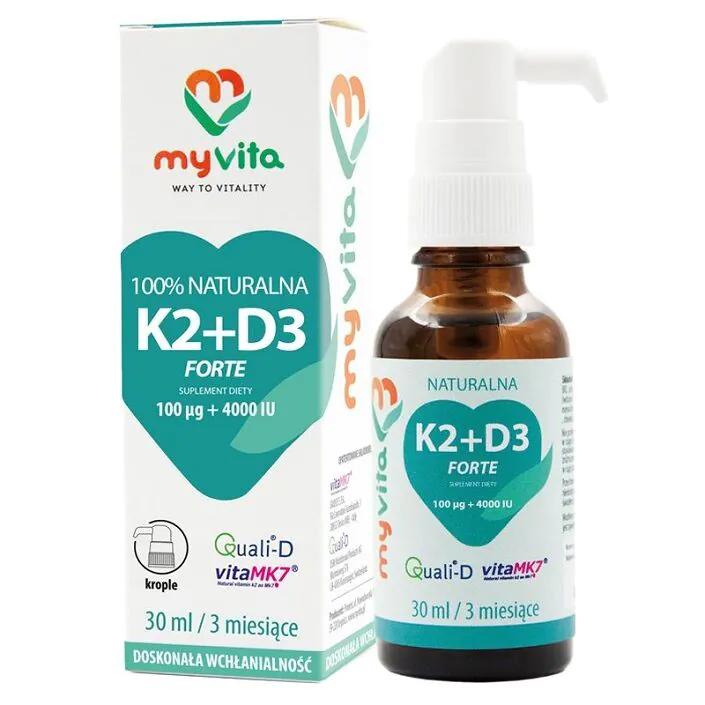 MyVita Witamina K2 + D3 Forte Krople 30 ml
