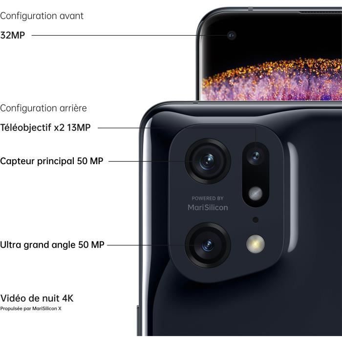 OPPO Find X5 Pro 5G 256GB Negro Hielo