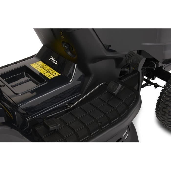 Tracteur de Jardin – Alpina – AT4 98 HA – Transmission Hydrostatique, Coupe 98cm, Éjection Latérale/Mulching