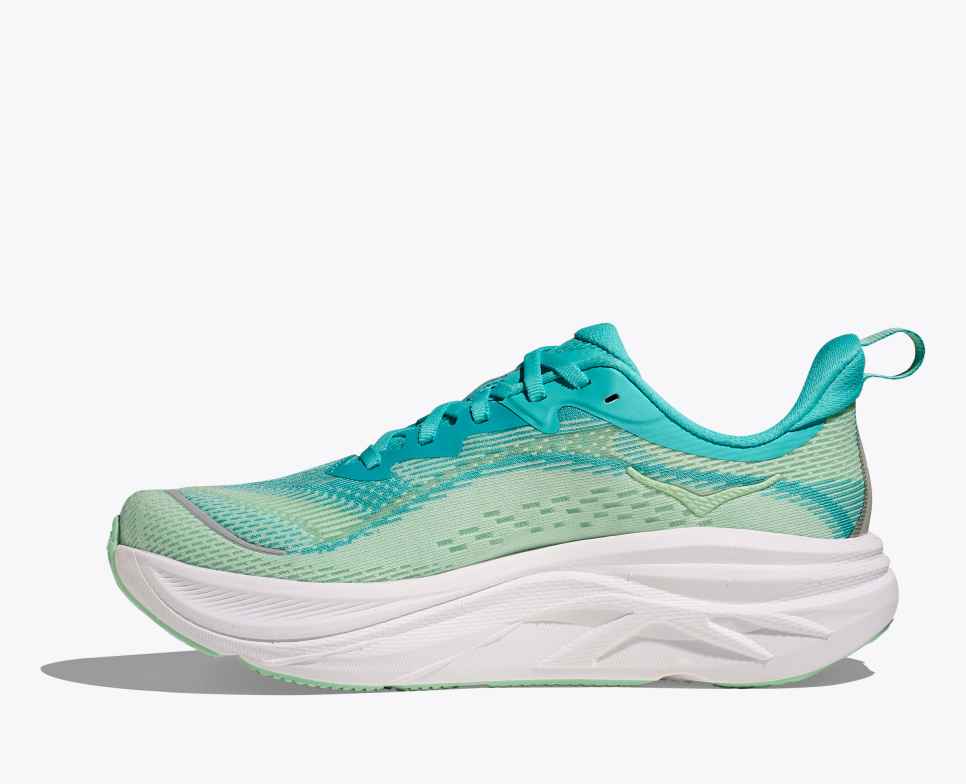 HOKA Skyflow Cielo Blue / Mint Fluoriet
