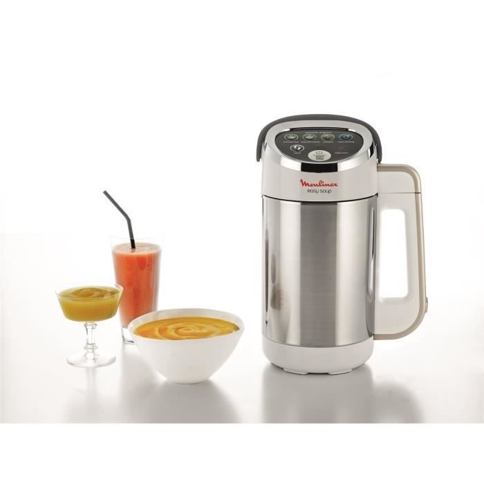 Moulinex Easy Soup Verwarmde Blender, 1000W, 1,2L Inhoud, 5 Automatische Programma's, Warmhoudfunctie, LM841B10