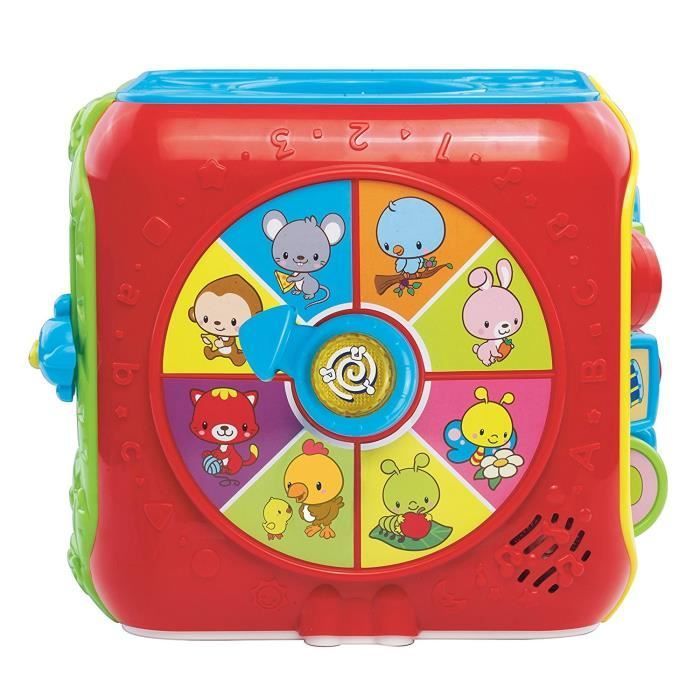 VTECH BABY Interactive Discovery Cube - Multicolor - 10 melodies and 4 songs - Unisex - 9 months and up