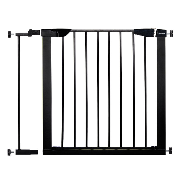 Bramka zabezpieczająca barierka rozporowa 75-89 cm czarna