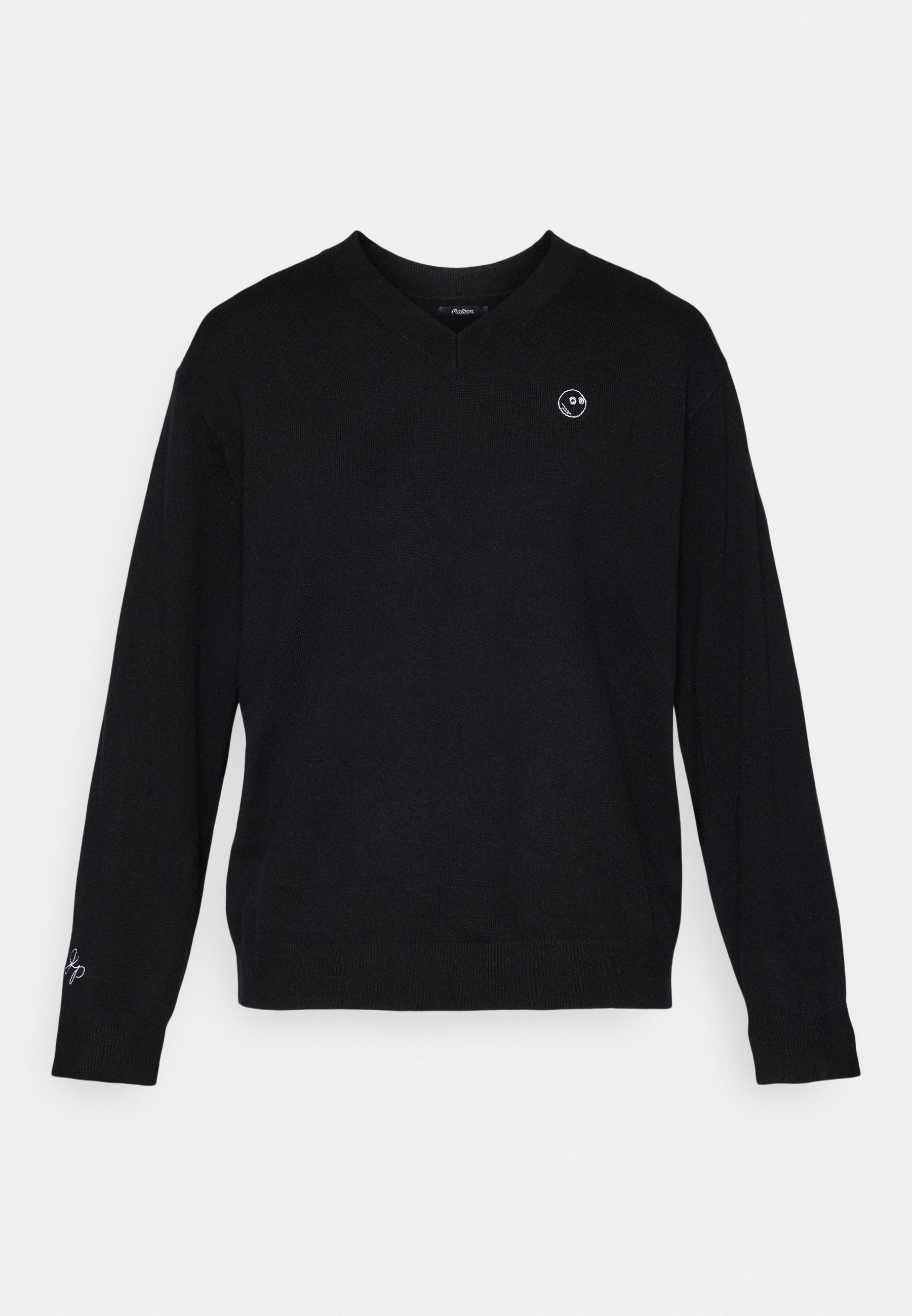 Malbon JESPER PARNEVIK V-hals sweatshirt - zwart