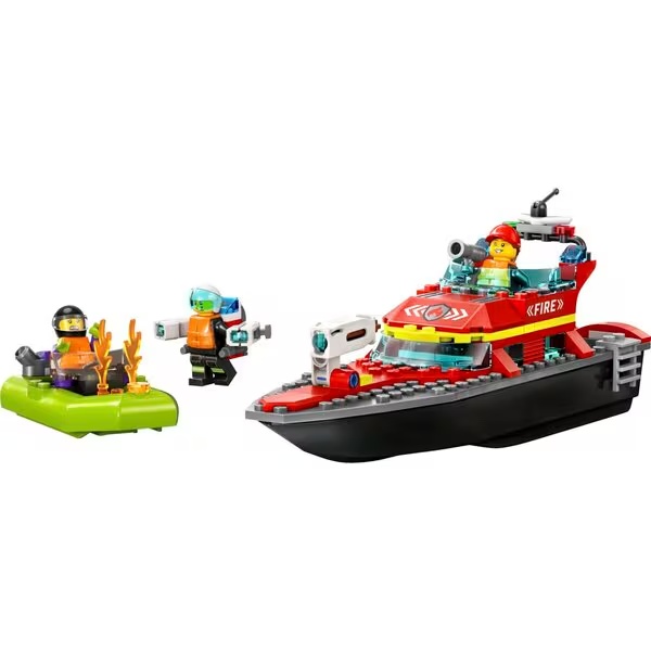 LEGO City 60373 Vatrogasni spasilački brod<br>8 cm x 23 cm x 7 cm