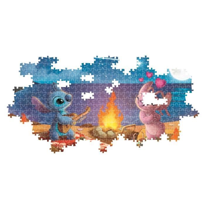 Puzzle Stitch de 1000 piezas, Panorama Compact, CLEMENTONI, Dimensiones del puzzle: 98 x 33 cm