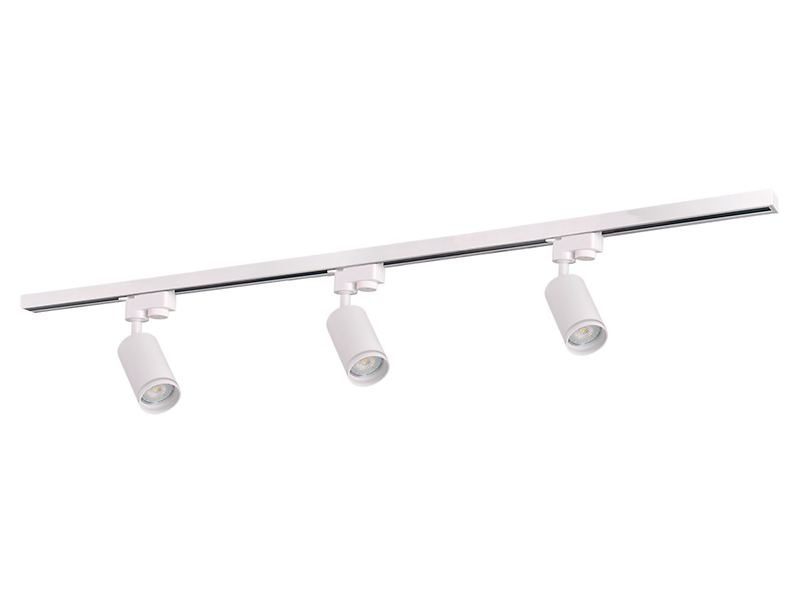Lampa szynowa Paris  3-punktowa aluminiowa biała