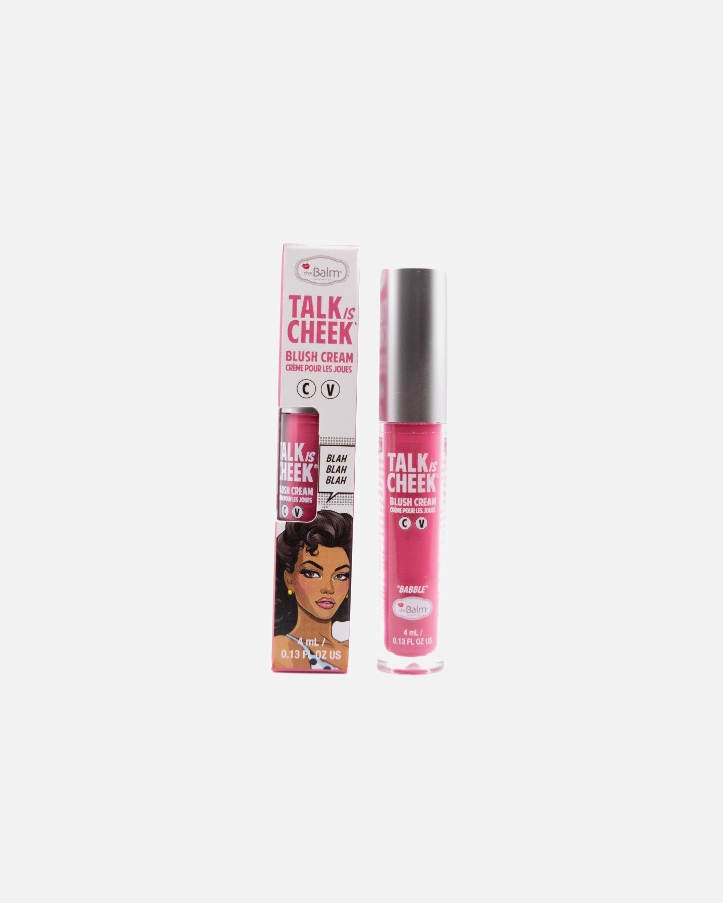 theBalm set za šminkanje rumenilo u kremi Talk is Cheek Promise – 4,5 ml