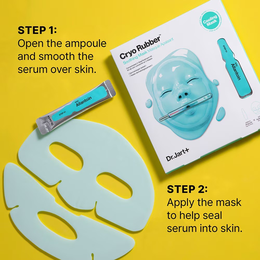 Masque en tissu apaisant Dr. Jart+ Cryo Rubber™ - 40 g