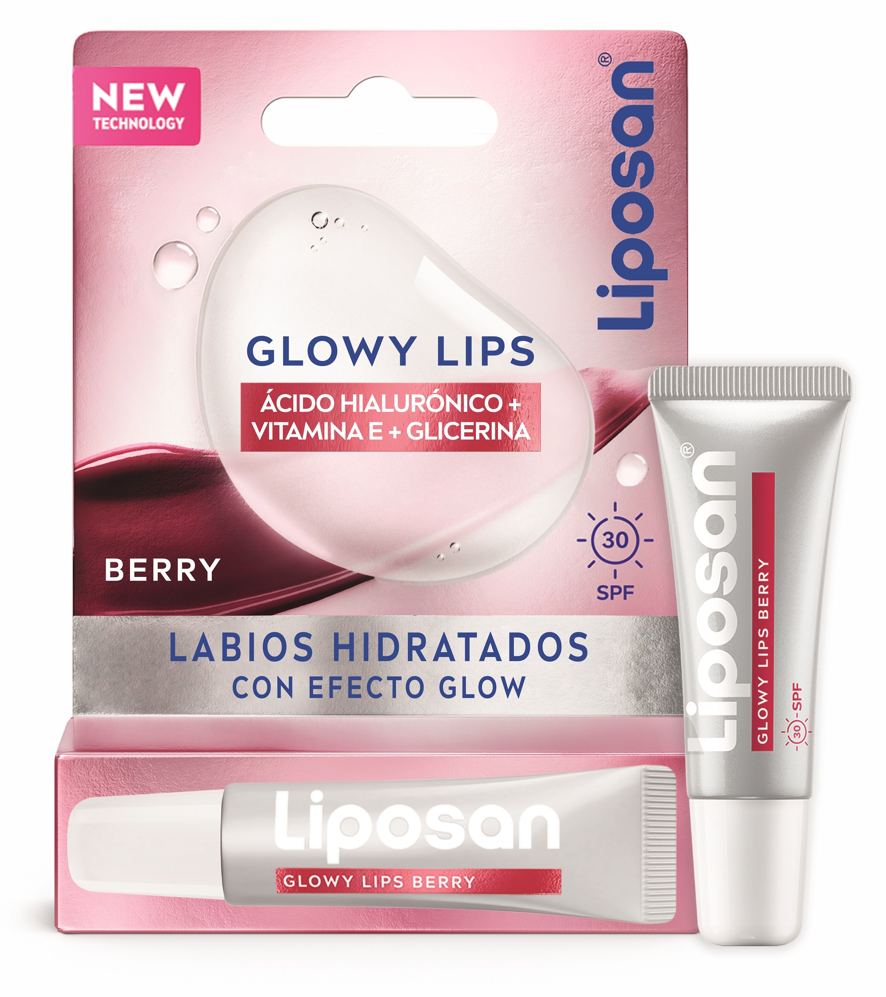 Glowy Lips Berry Lips sa sjajnim efektom SPF30 Zaštita za usne