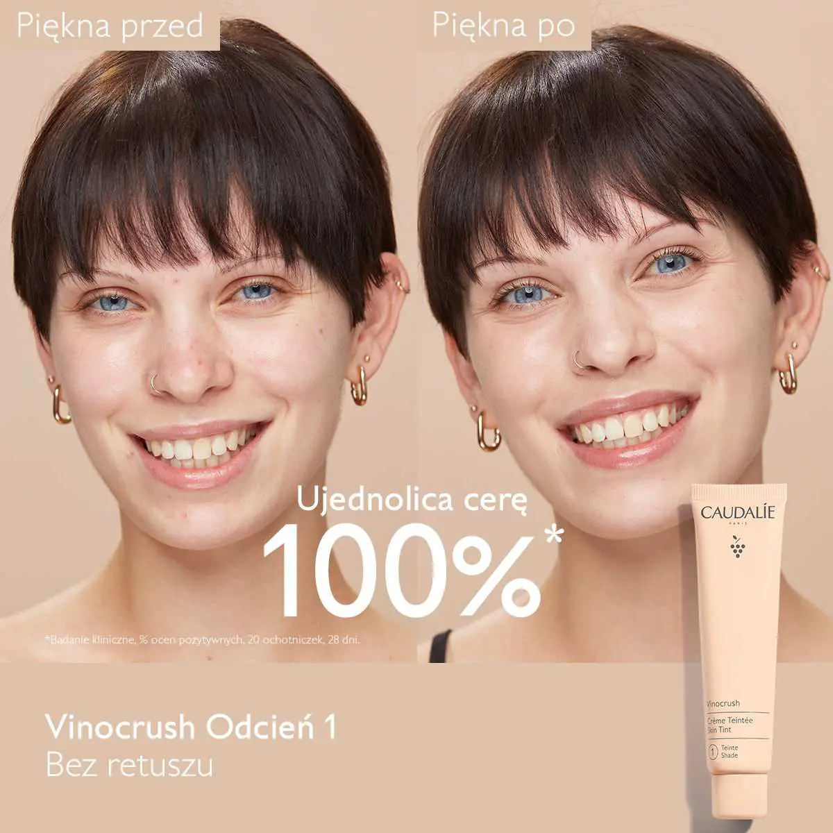 Caudalie Vinocrush Krem koloryzujący, Odcień 1