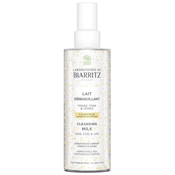 Laboratoires de Biarritz Luomupuhdistusmaito silmille, huulille ja kasvoille 200 ml