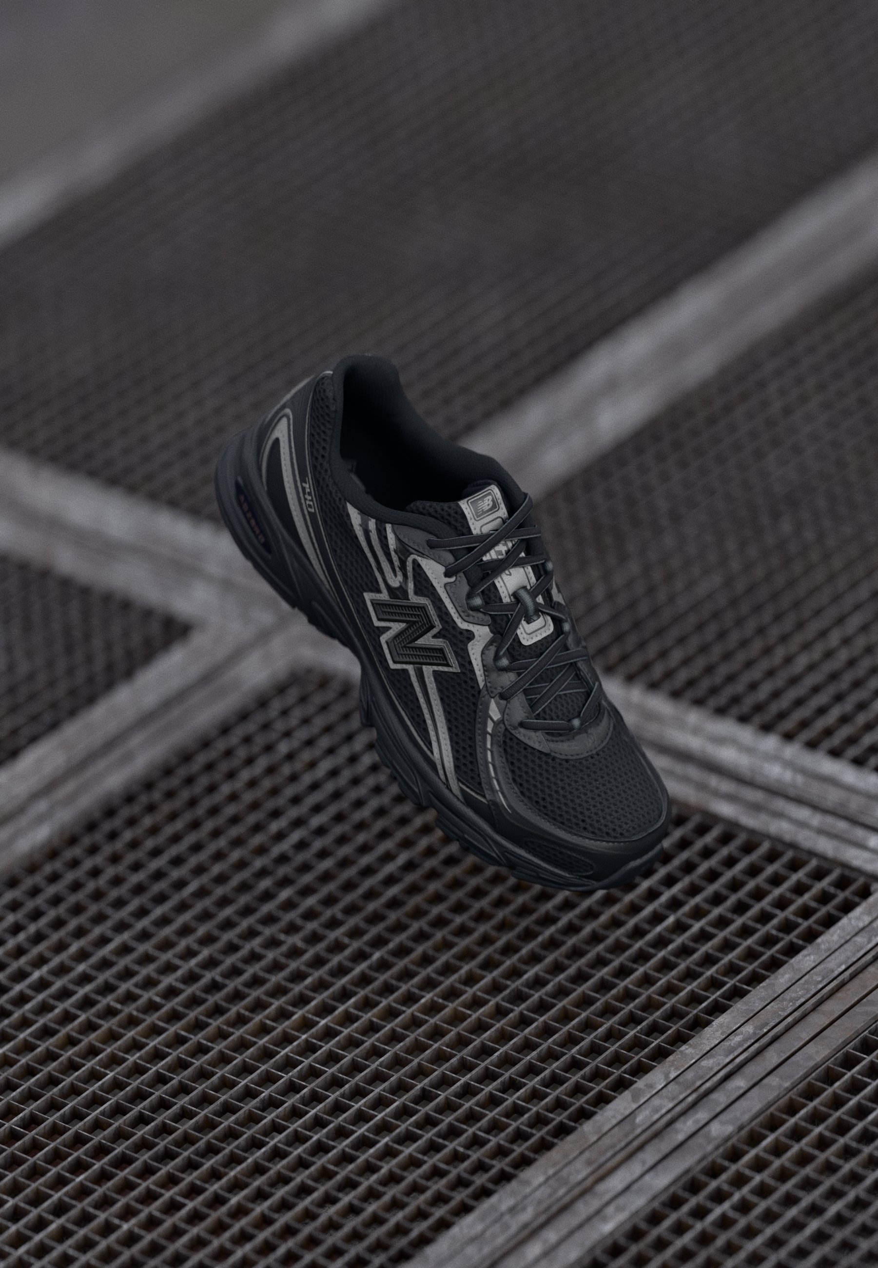 New Balance U740 UNISEX - Sneakers - zwart