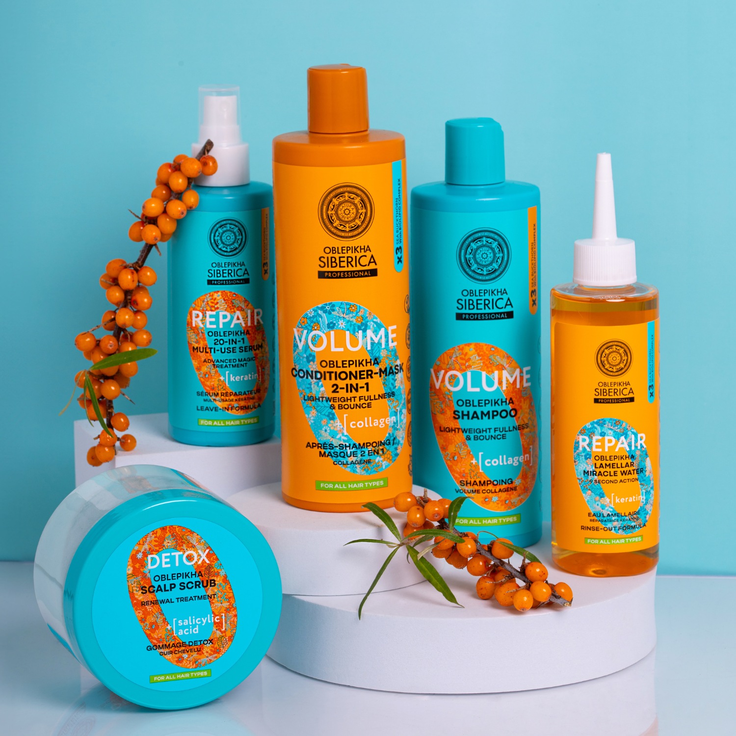Natura Siberica Après-shampoing Volume à l'argousier