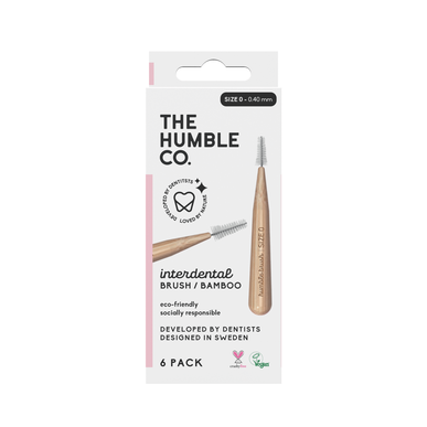 Bambusové štětce Humble Co. Velikost 0 6 kusů 6 kusů