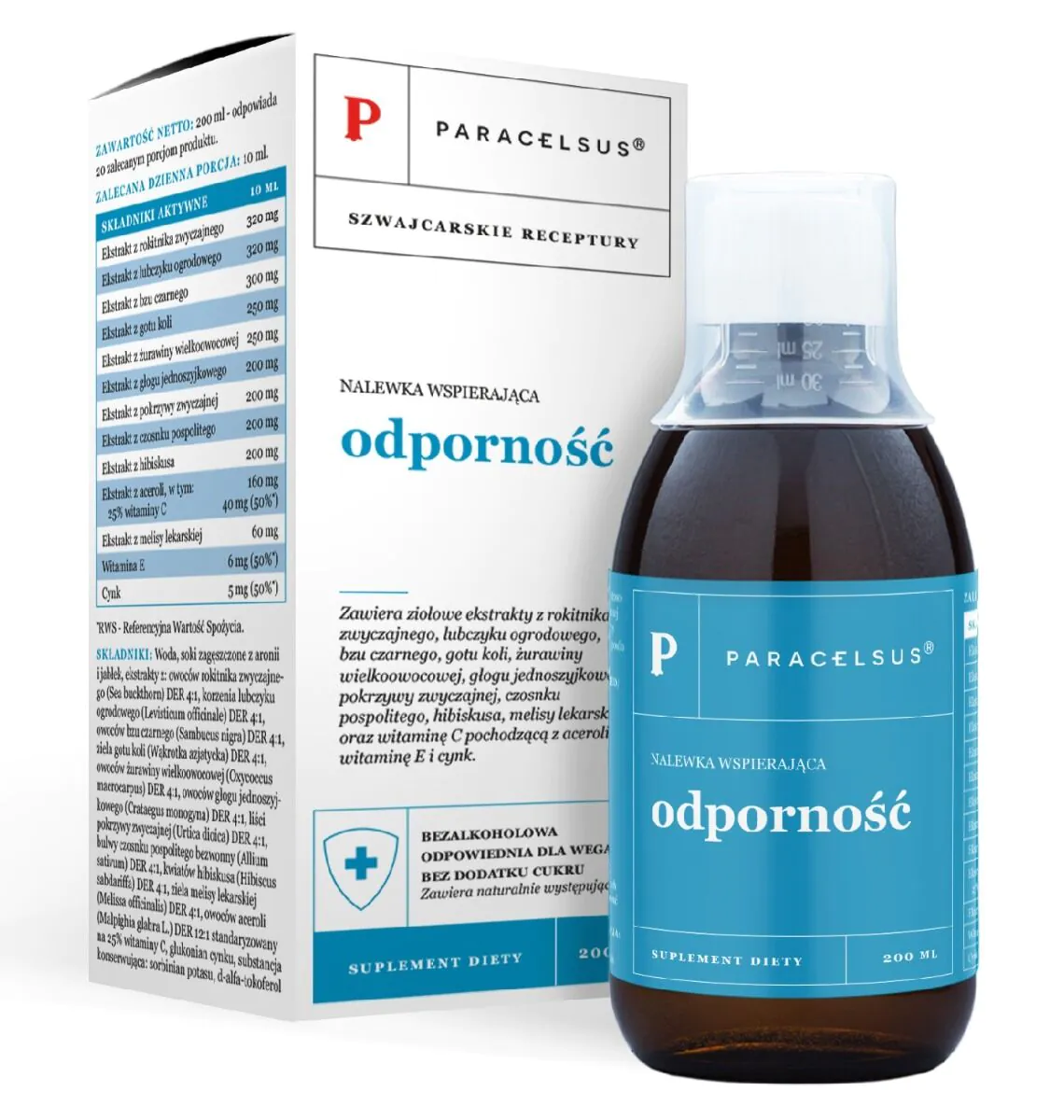 Paracelsus Odporność, Nalewka