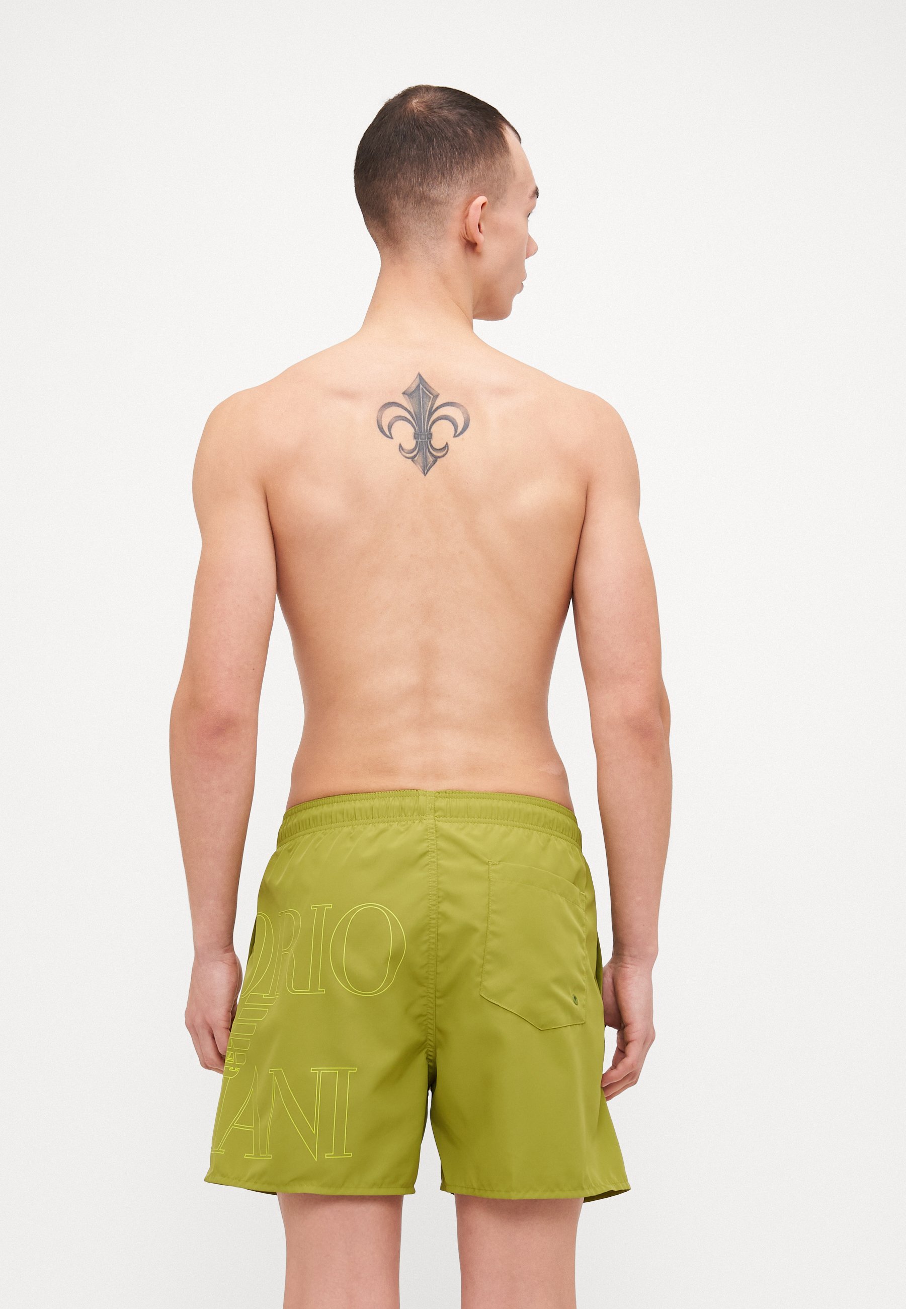 Short de bain Emporio Armani - guacamole
