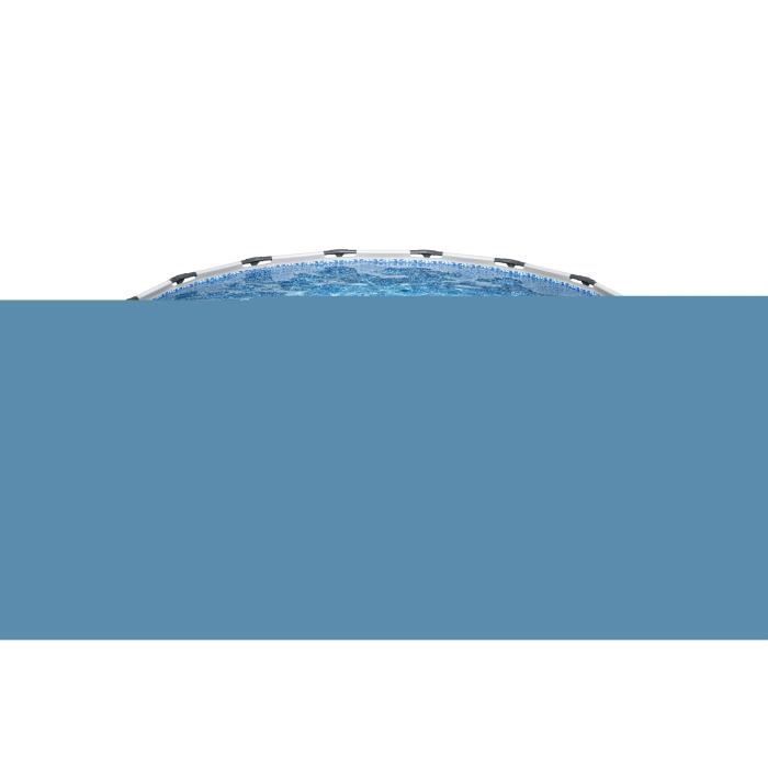 BESTWAY Above Ground Tubular Pool Kit - Steel Pro Max - 488 x 122 cm - Round (Filter with cartridge, ladder, cover)