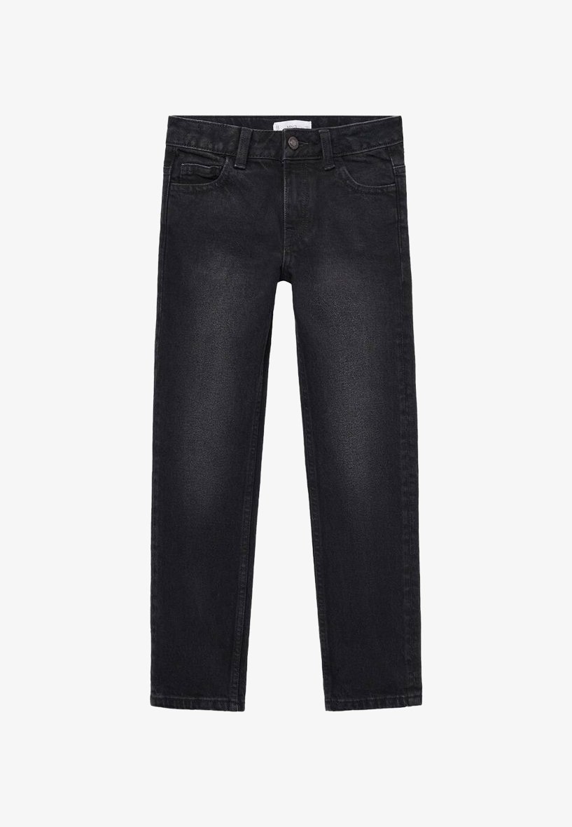 Mango Kids TURNED - Jeans a gamba dritta - denim nero