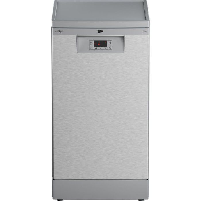 Lave-vaisselle pose libre BEKO BDFS15030X - 10 couverts - Induction - L45 cm - 47 dBA - Classe D - Inox Anti-trace