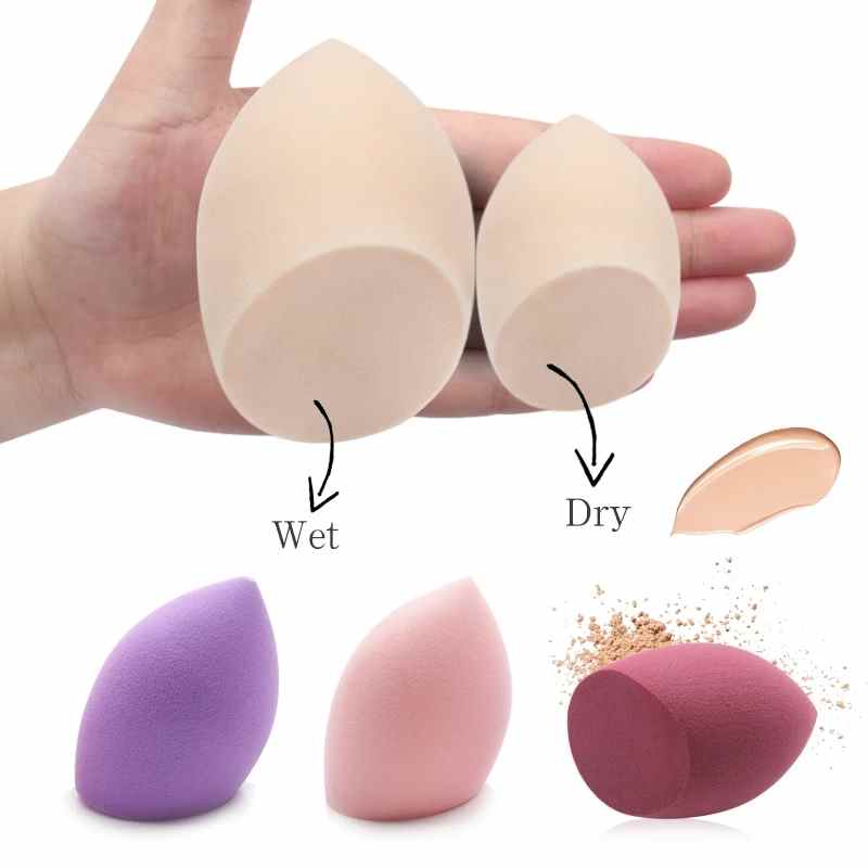 1 éponge à maquillage pour fond de teint, poudre cosmétique, réutilisable, douce et lavable, outil de beauté et de soin. Éponge pour maquillage femme.
