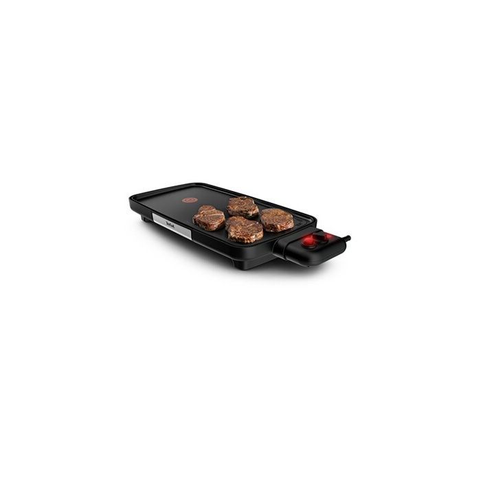 Electric griddle - Tefal - Booster CB641810 - 2200W - 2 cooking zones - Adjustable thermostat