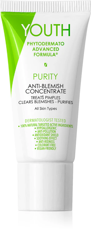 YOUTH Purity Anti-Blemish Concentrate, tratamento localizado para acne.