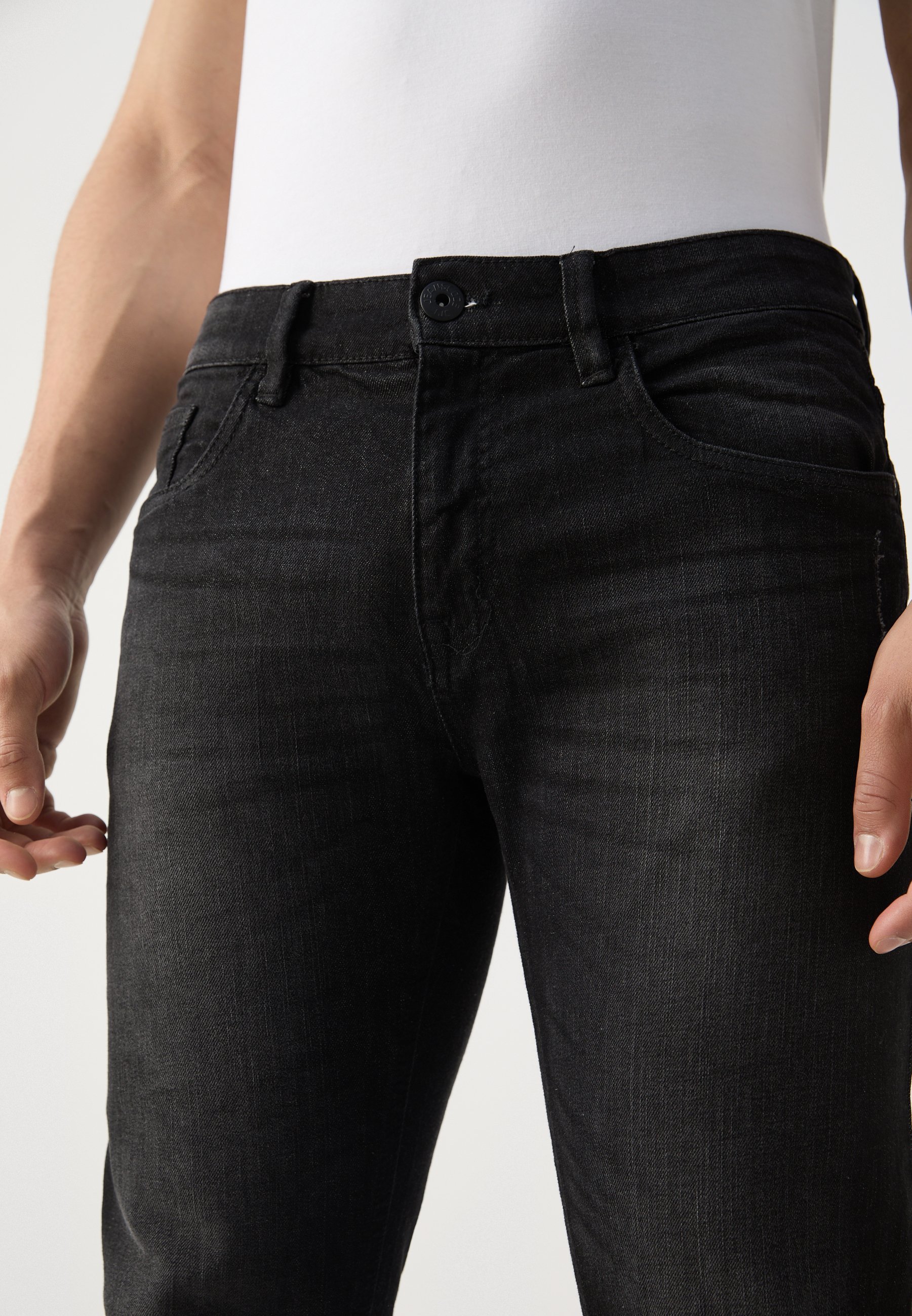 INDICODE JEANS Slim fit jeans - zwart