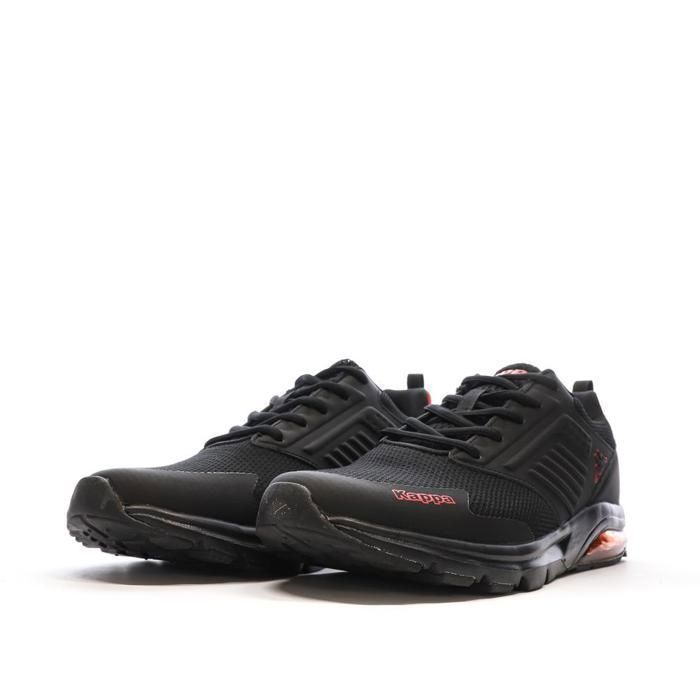 Zapatillas deportivas Kappa Myagi para hombre, color negro/rojo.