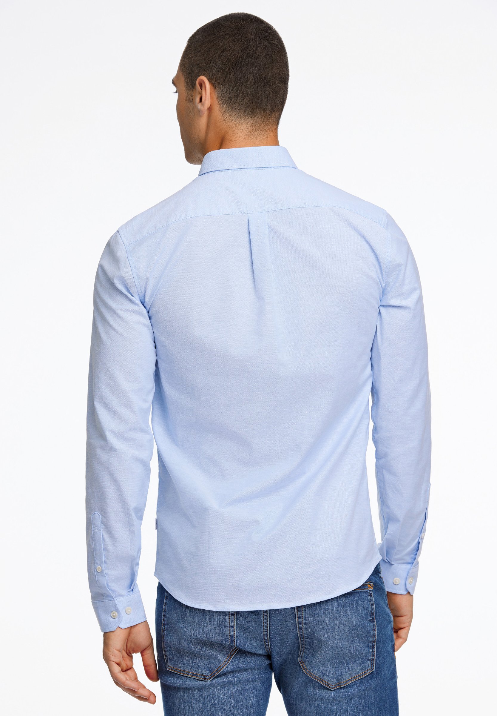 Lindbergh SUPERFLEX - Shirt - lichtblauwe mix