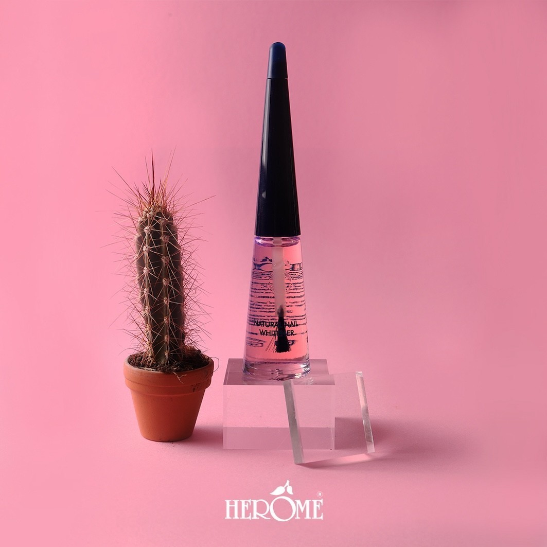 Herome Cosmetics lak za nohte za nego rok Naravni posvetljevalec nohtov Pink Glow - PINK GLOW