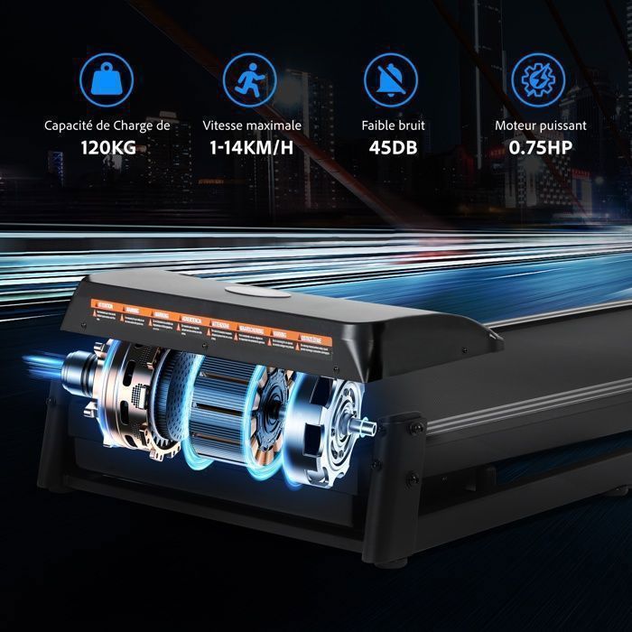 NV-1026 Opvouwbare loopband 550W 12 programma's