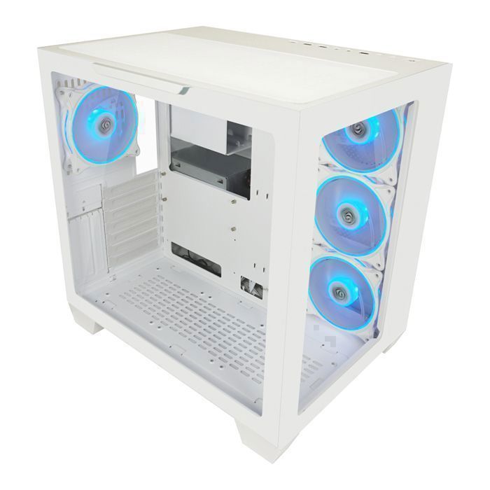 Gaming PC Case - LC-Power - Gaming 807W - 4 ARGB Fans - Tempered Glass - ATX Compatible - Wide Compatibility