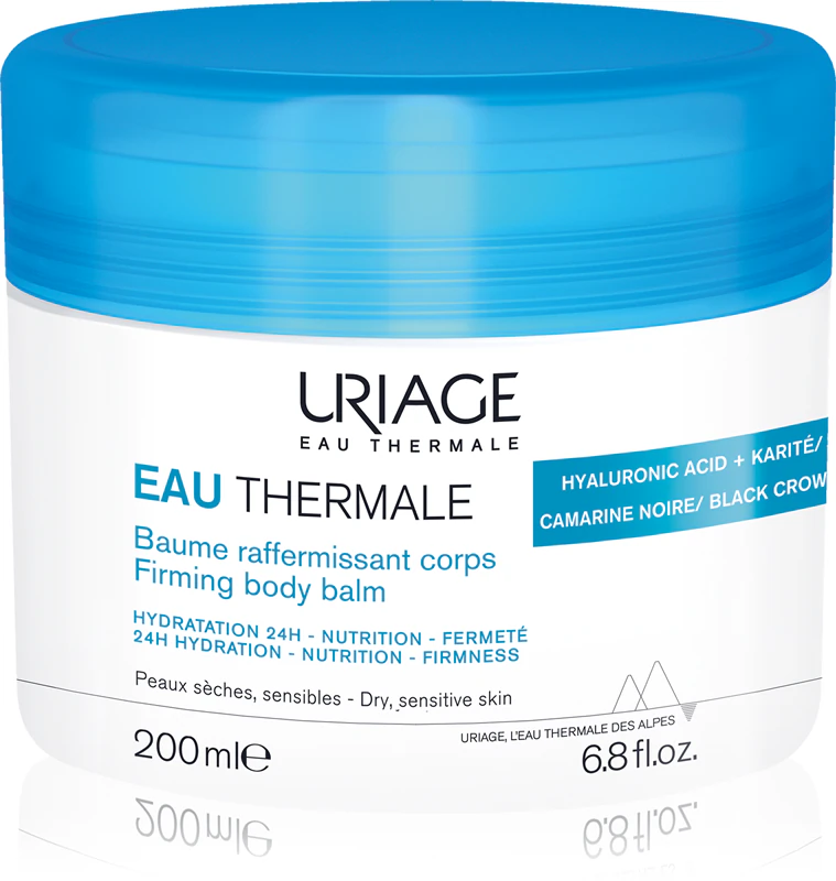 Uriage Eau Thermale Firming Body Balm is een hydraterende bodybalsem voor de droge en gevoelige huid.