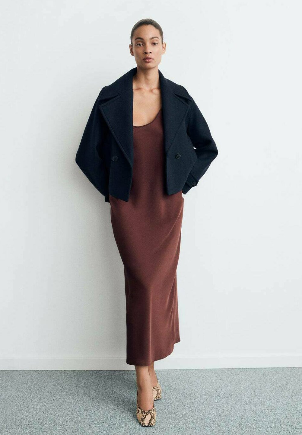 Blazer Mango - blu reale