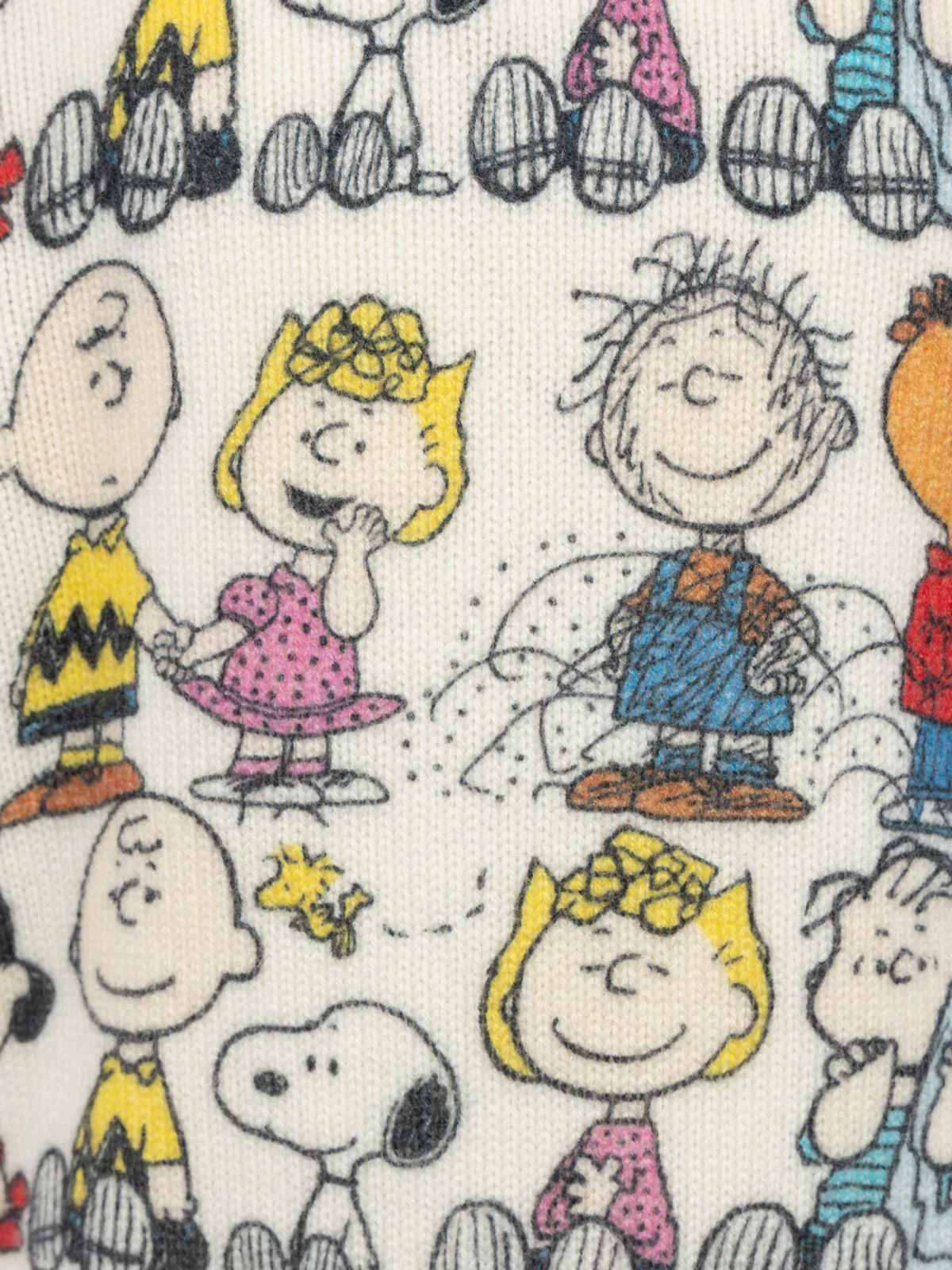 Maglione girocollo bianco da bambino Douglas con stampa della squadra
