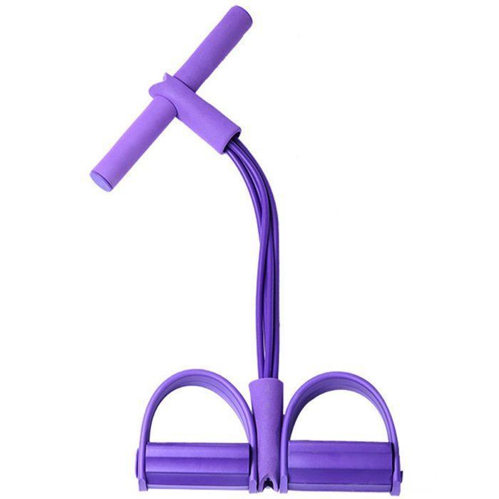 Dispositivo de entrenamiento abdominal de 2 piezas, expansor muscular, aparato de entrenamiento de cuerpo completo, 4 tubos
